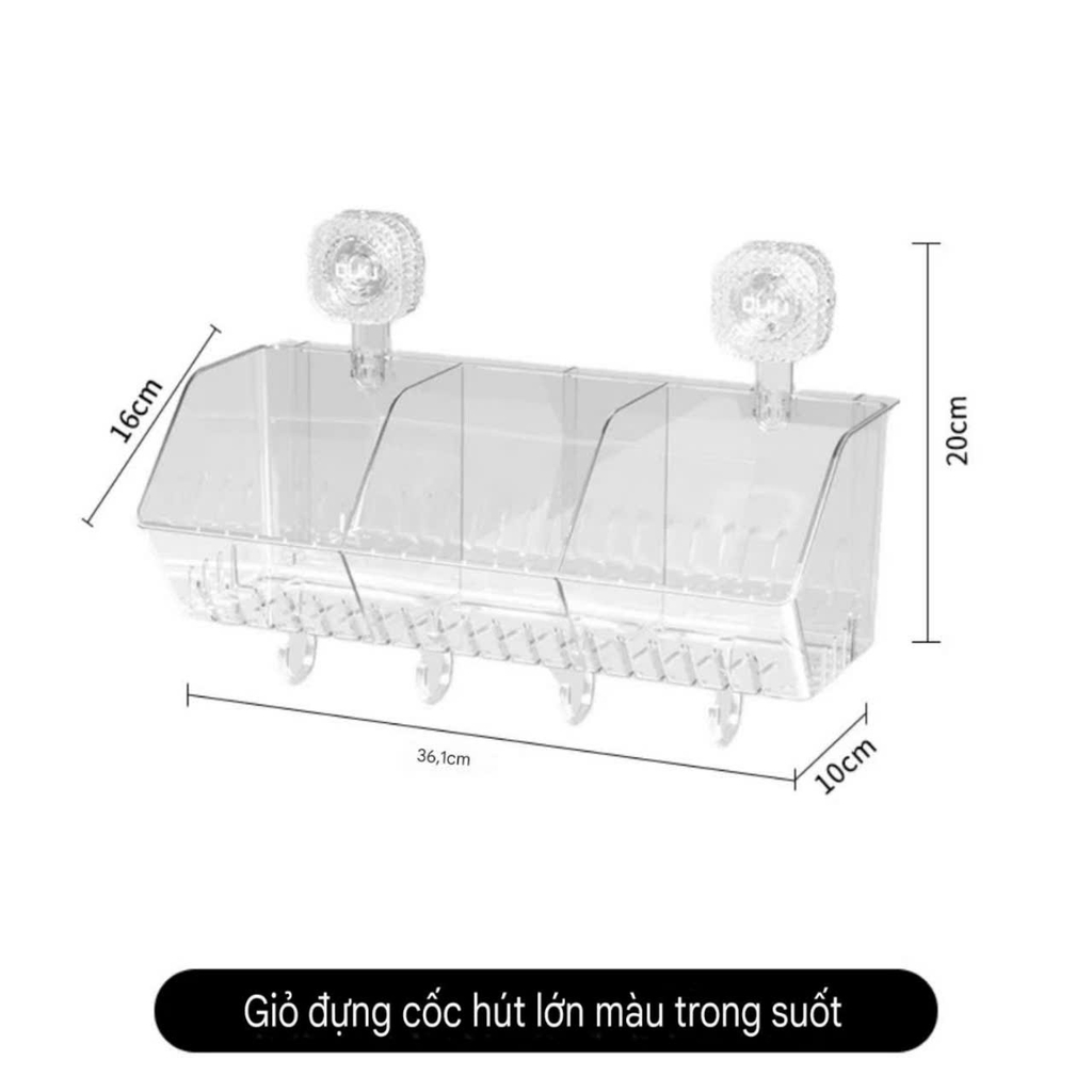 Hộp đựng hành tỏi kiểu hút tường