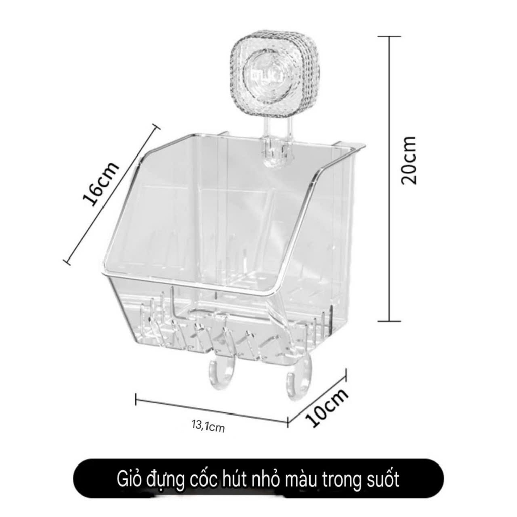 Hộp đựng hành tỏi kiểu hút tường