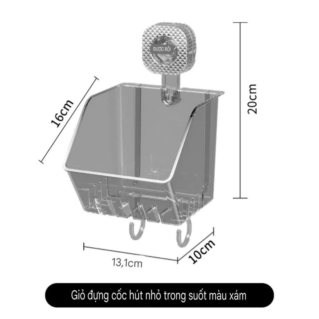 Hộp đựng hành tỏi kiểu hút tường