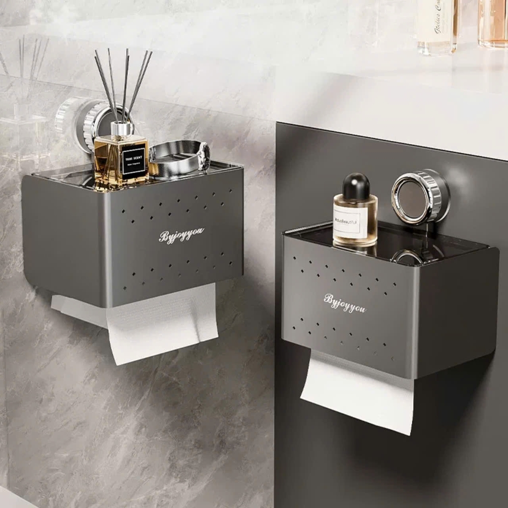Hợp đựng khăn giấy hợp kim nhôm kiểu hút tường