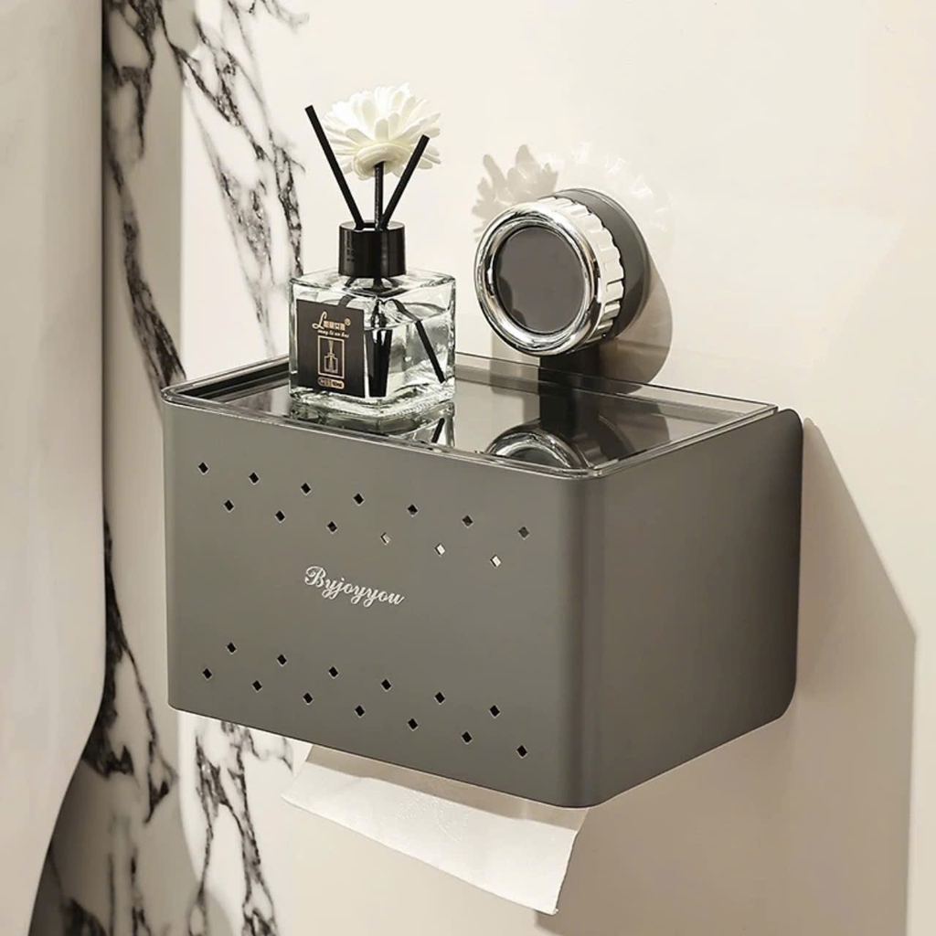 Hợp đựng khăn giấy hợp kim nhôm kiểu hút tường