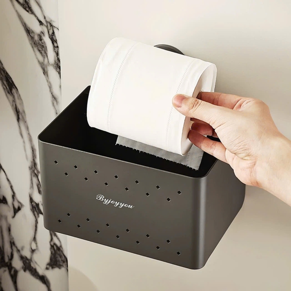 Hợp đựng khăn giấy hợp kim nhôm kiểu hút tường