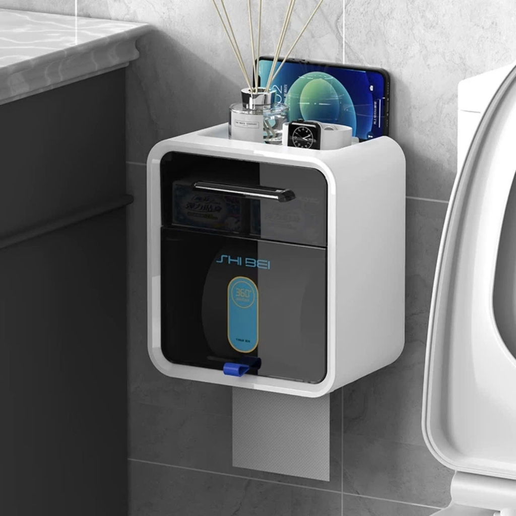 Hộp đựng khăn giấy loại dán tường