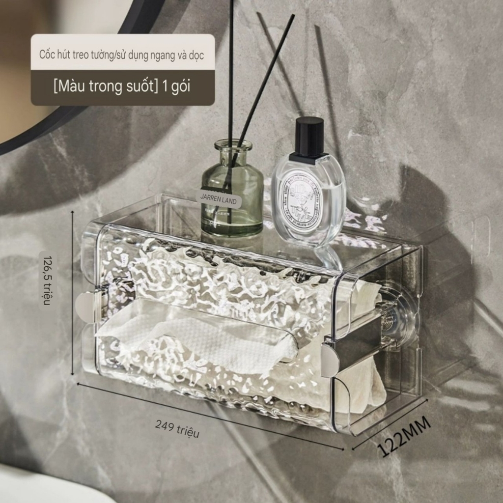 Hộp đựng khăn giấy nhựa mica trong suốt