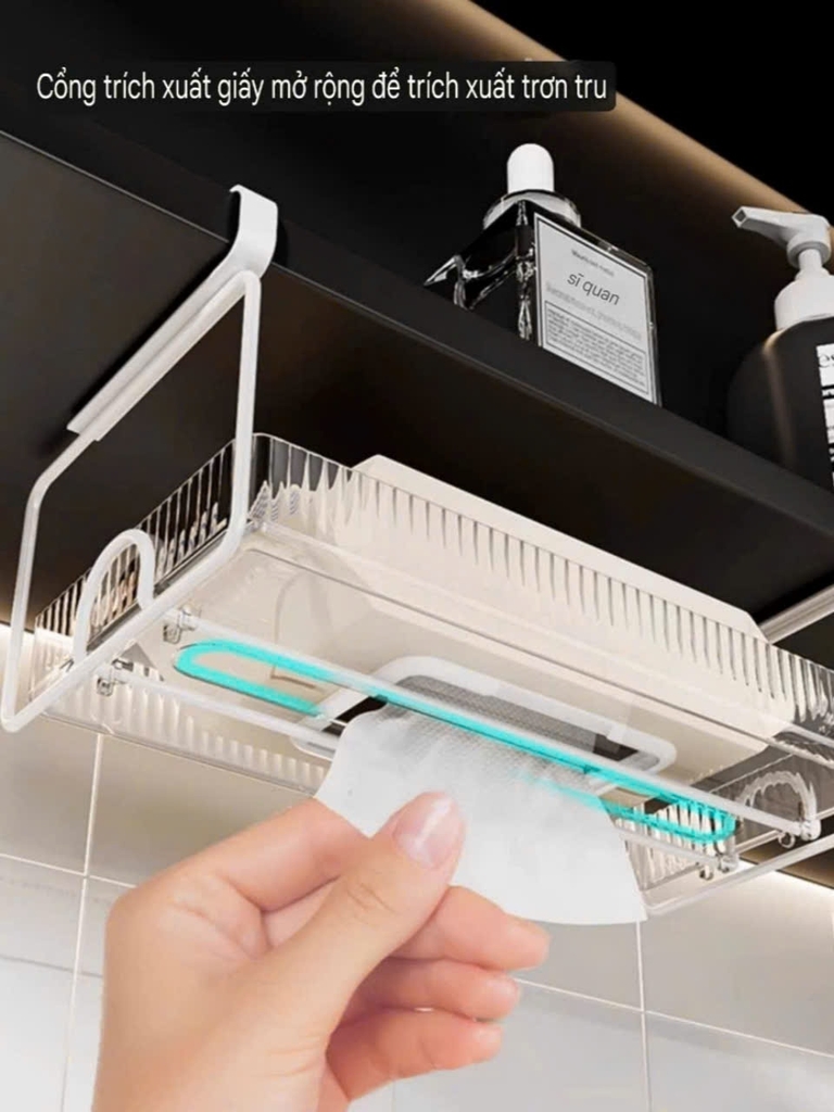 Hộp đựng khăn giấy treo cửa tủ