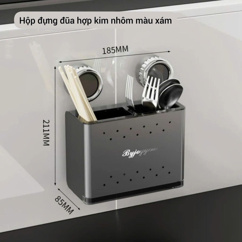 Hộp đựng muỗng đũa bằng hợp kim nhôm