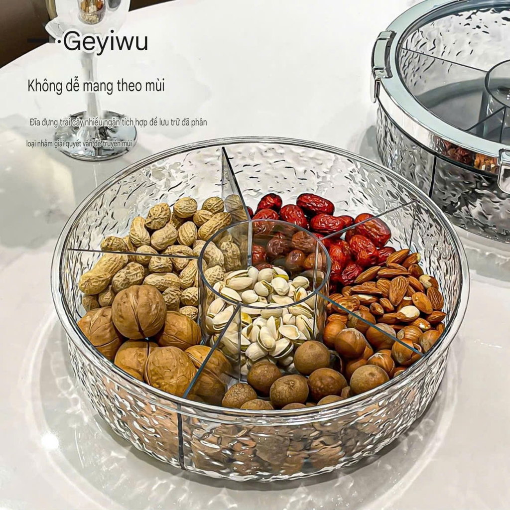 Hộp đựng mứt Tết và bánh kẹo