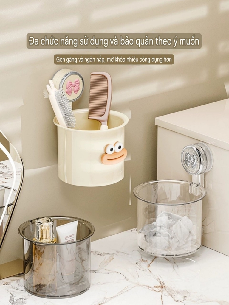 Hộp đựng mỹ phẩm và hành gừng tỏi