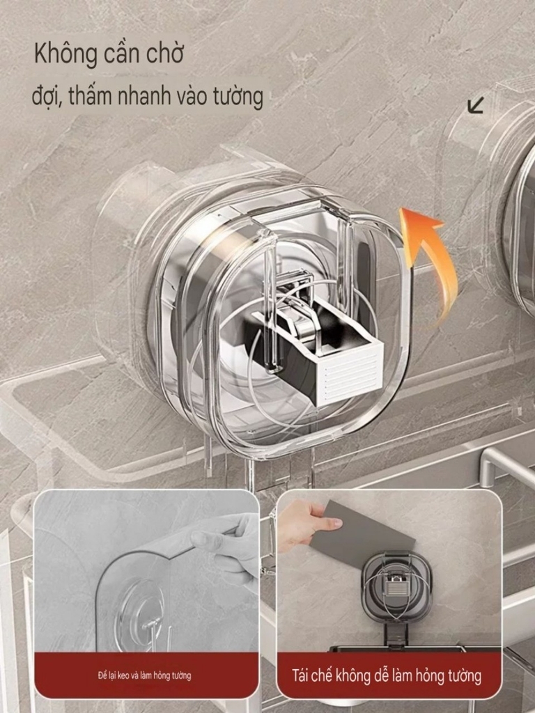 Hộp đựng thìa đũa loại hút tường