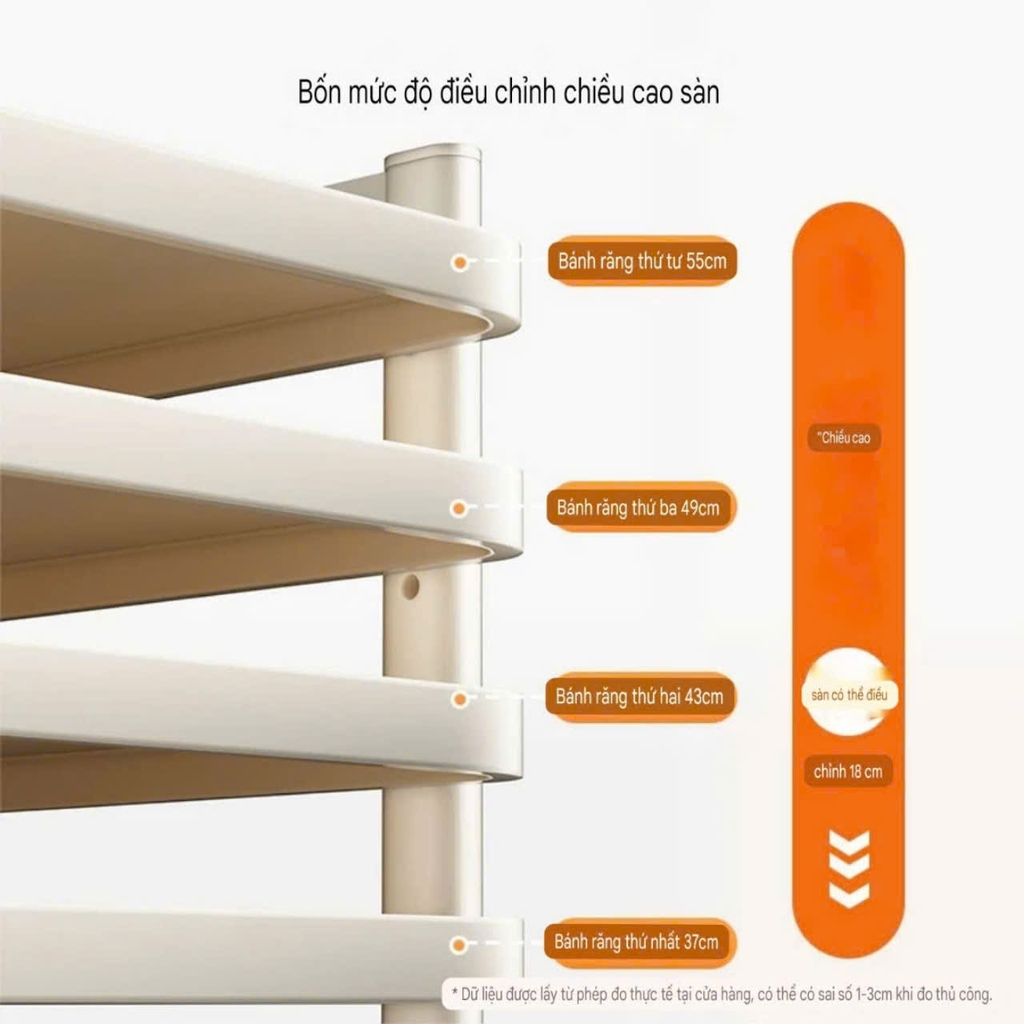 Kệ 2 tầng để nồi cơm điện, lò vi sóng, lọ gia vị