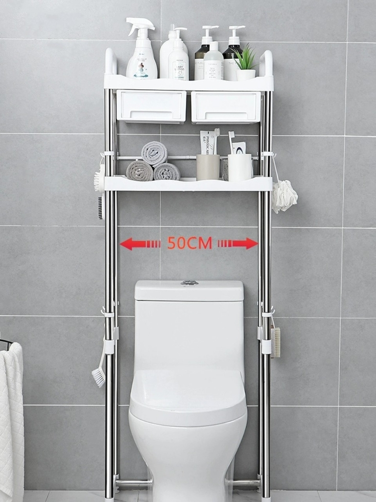 Kệ 2 tầng gác bồn cầu