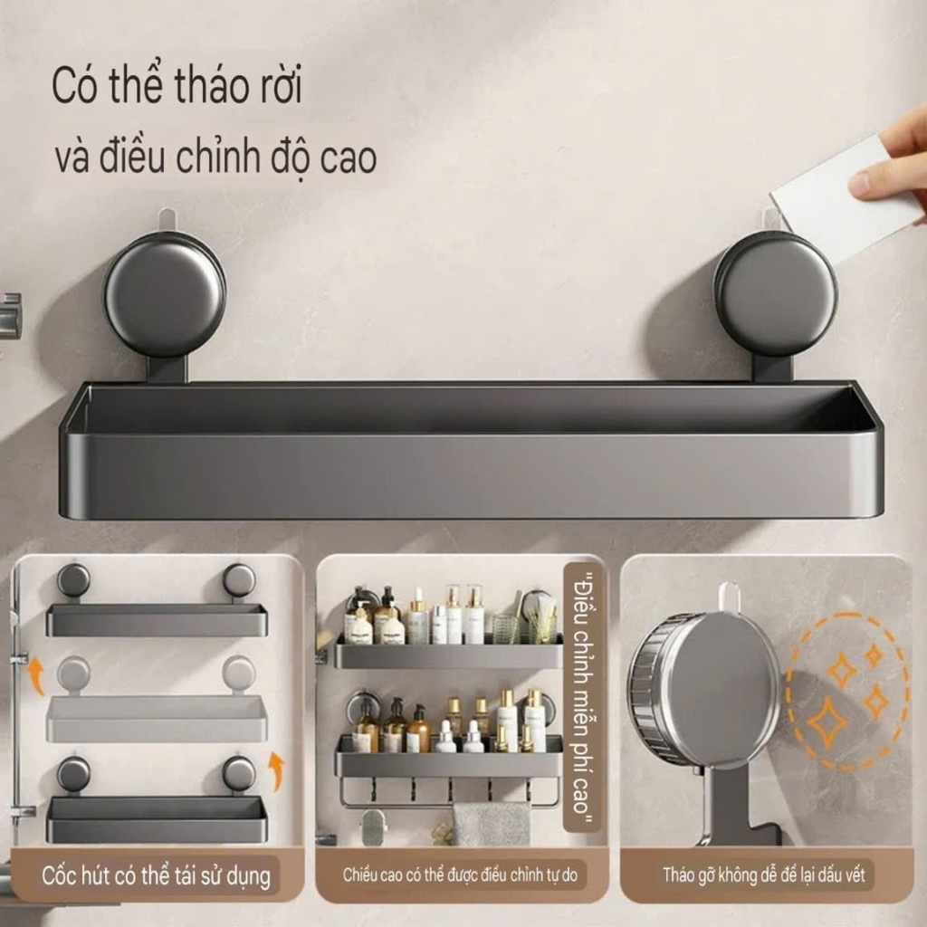 Kệ chữ nhật bằng hợp kim nhôm