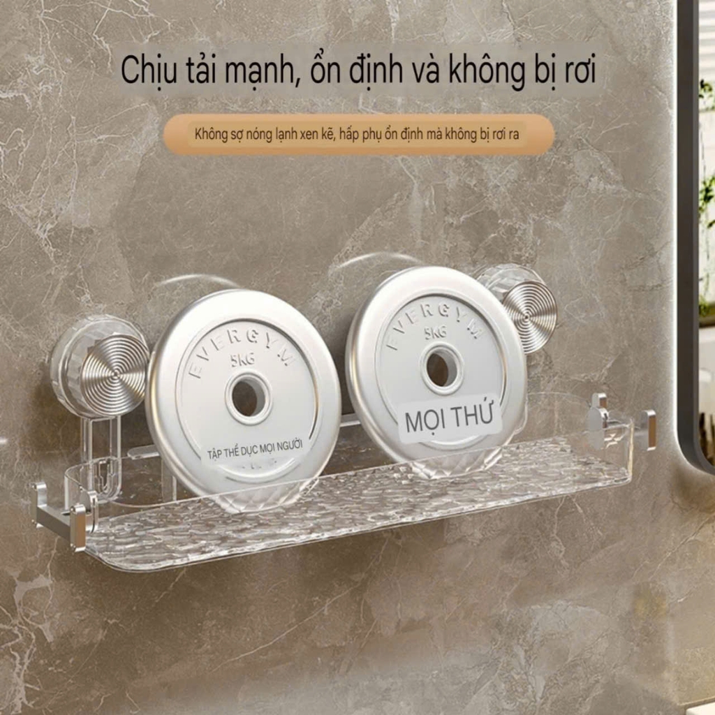Kệ chữ nhật có móc nhỏ treo đồ ở cạnh