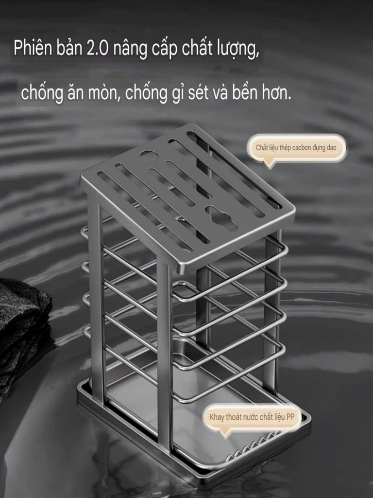 Kệ để dao kéo và gác muỗng đũa