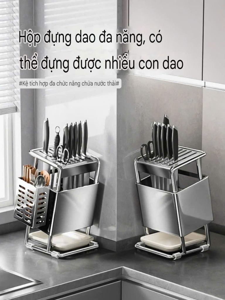 Kệ để dao muỗng đũa bằng thép không rỉ
