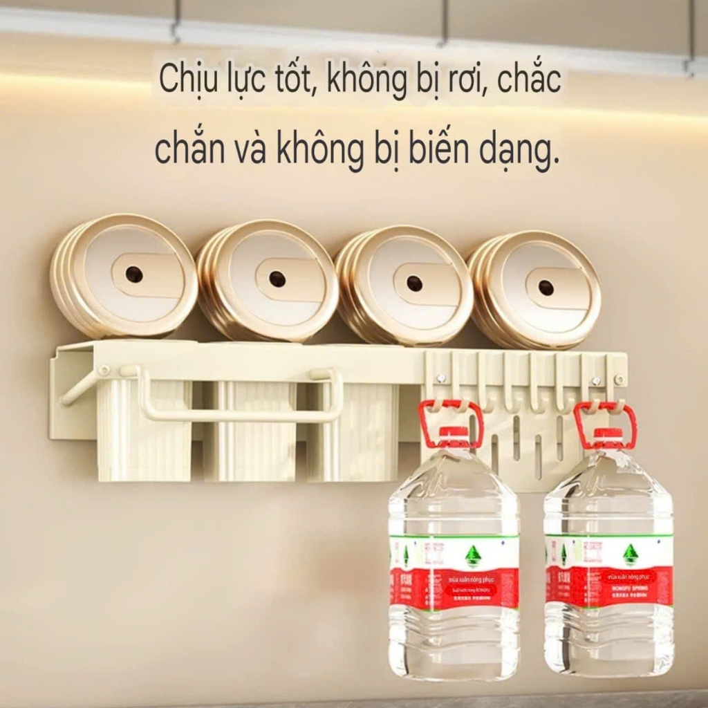 Kệ để dao muỗng đũa bằng thép kiểu hút tường