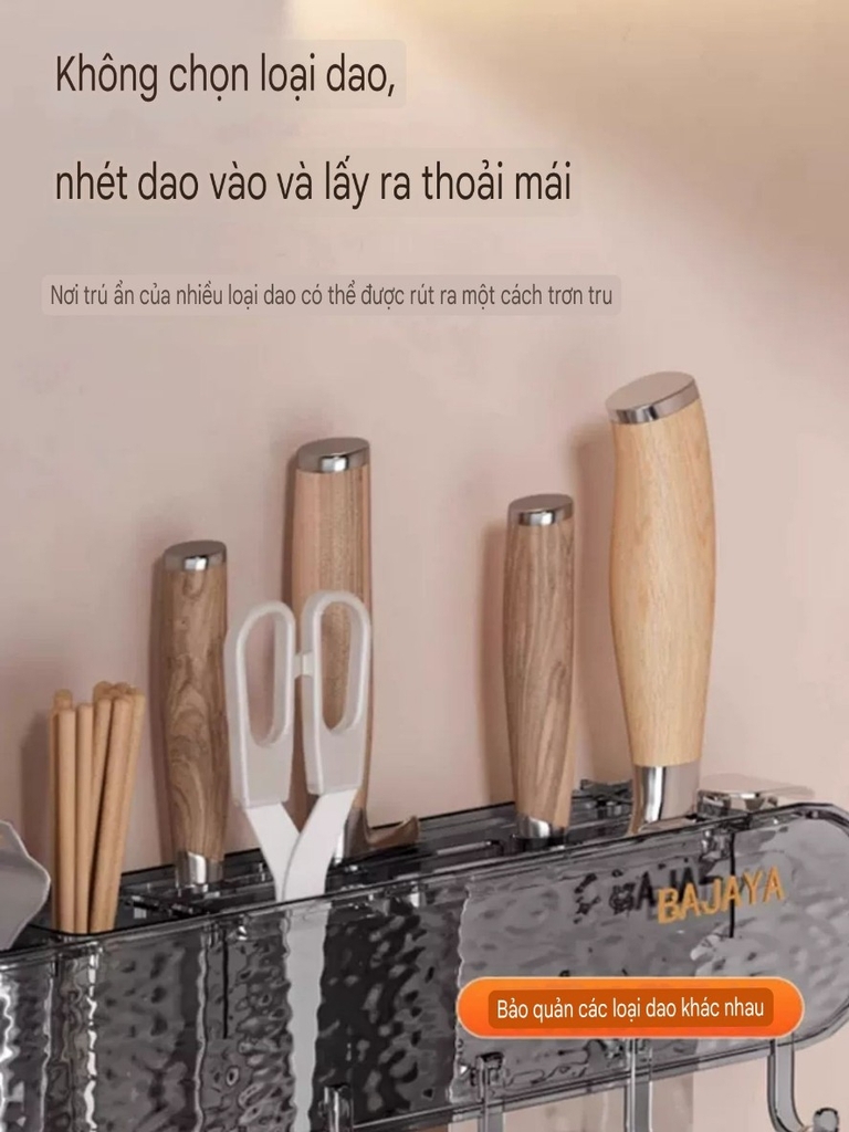 Kệ để dao muỗng đũa loại hút tường