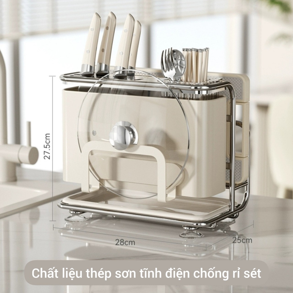 Kệ để dao thớt muỗng đũa