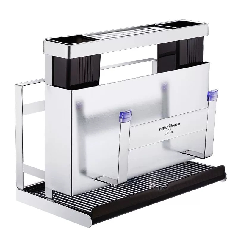 Kệ để dao thớt muỗng đũa Inox 304