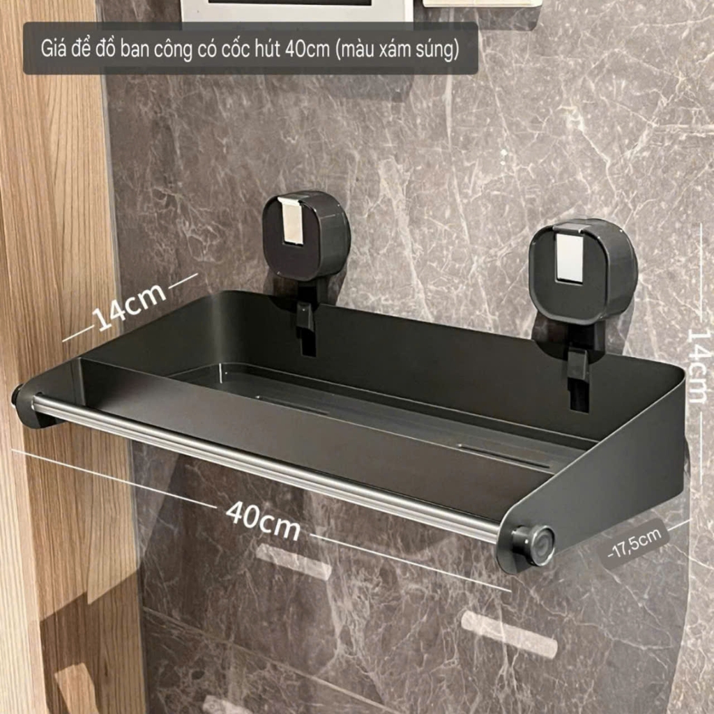 Kệ để đồ bằng thép carbon có thanh treo đồ