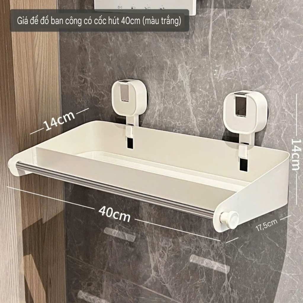 Kệ để đồ bằng thép carbon có thanh treo đồ