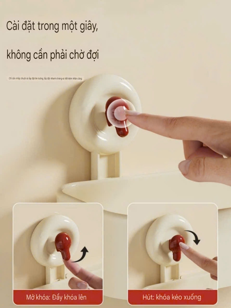 Kệ để đồ hình chú chó con loại hút tường