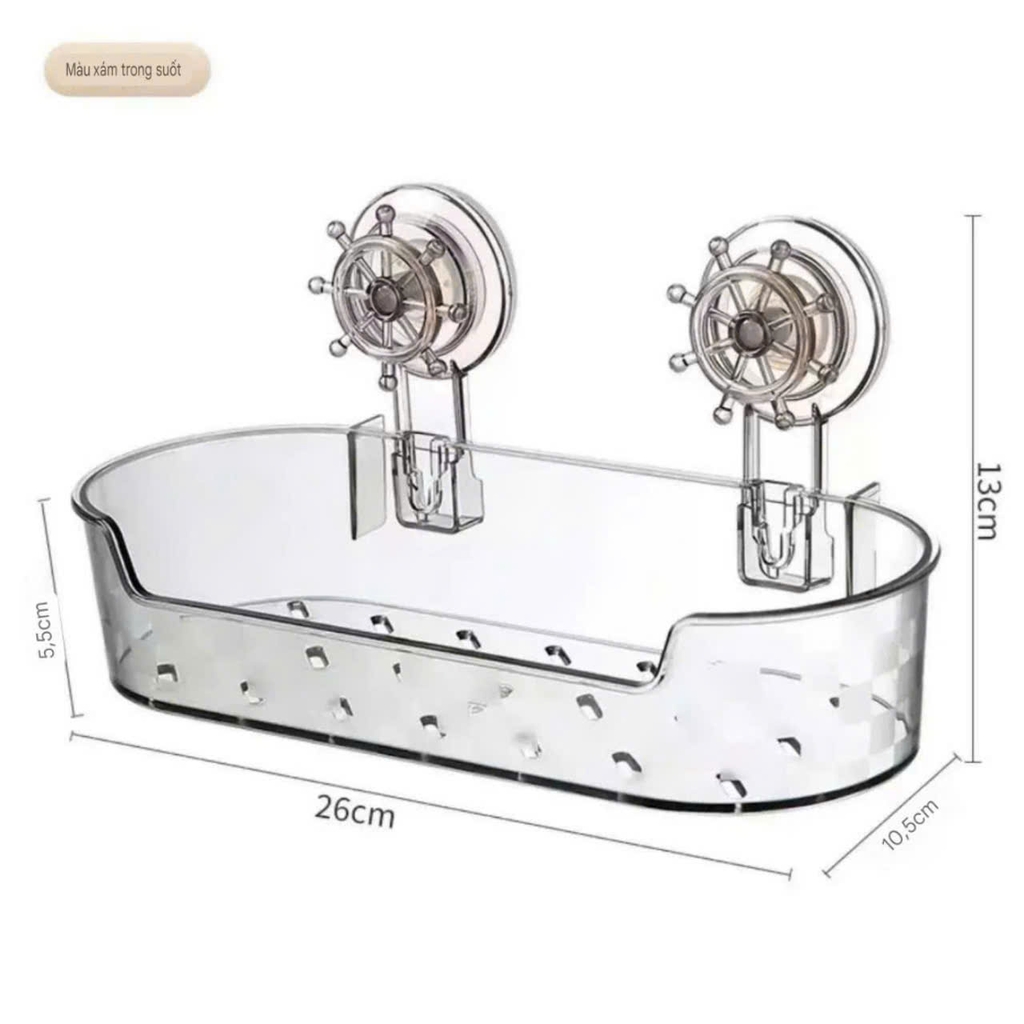 Hộp để đồ hình ovanl kiểu hút tường