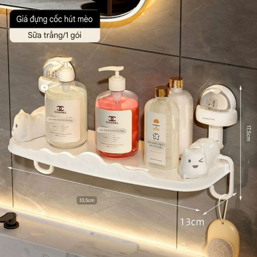 Kệ để đồ nhà bếp nhà tắm kiểu con mèo