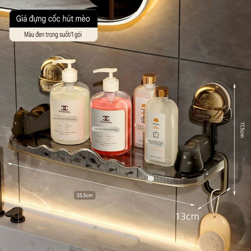 Kệ để đồ nhà bếp nhà tắm kiểu con mèo