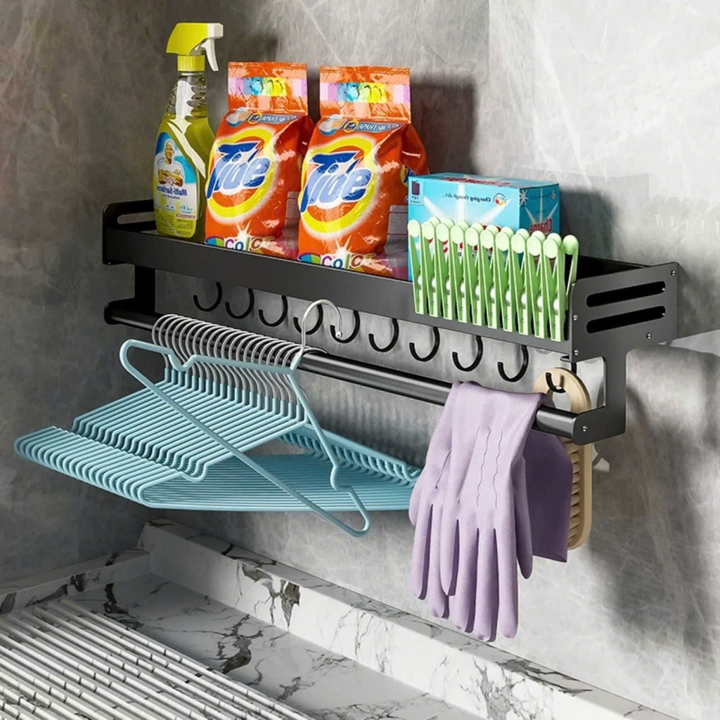 Kệ để đồ nhà bếp, nhà tắm kiểu dán tường