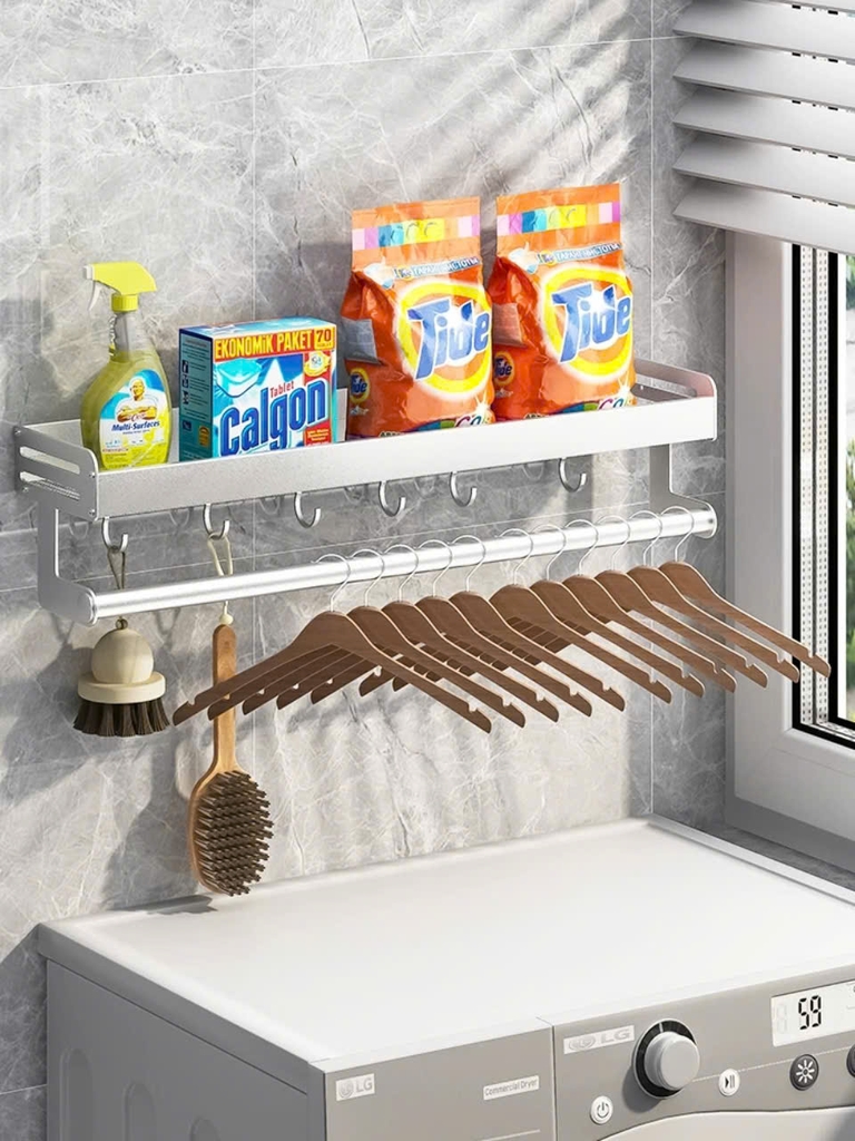 Kệ để đồ nhà bếp, nhà tắm kiểu dán tường