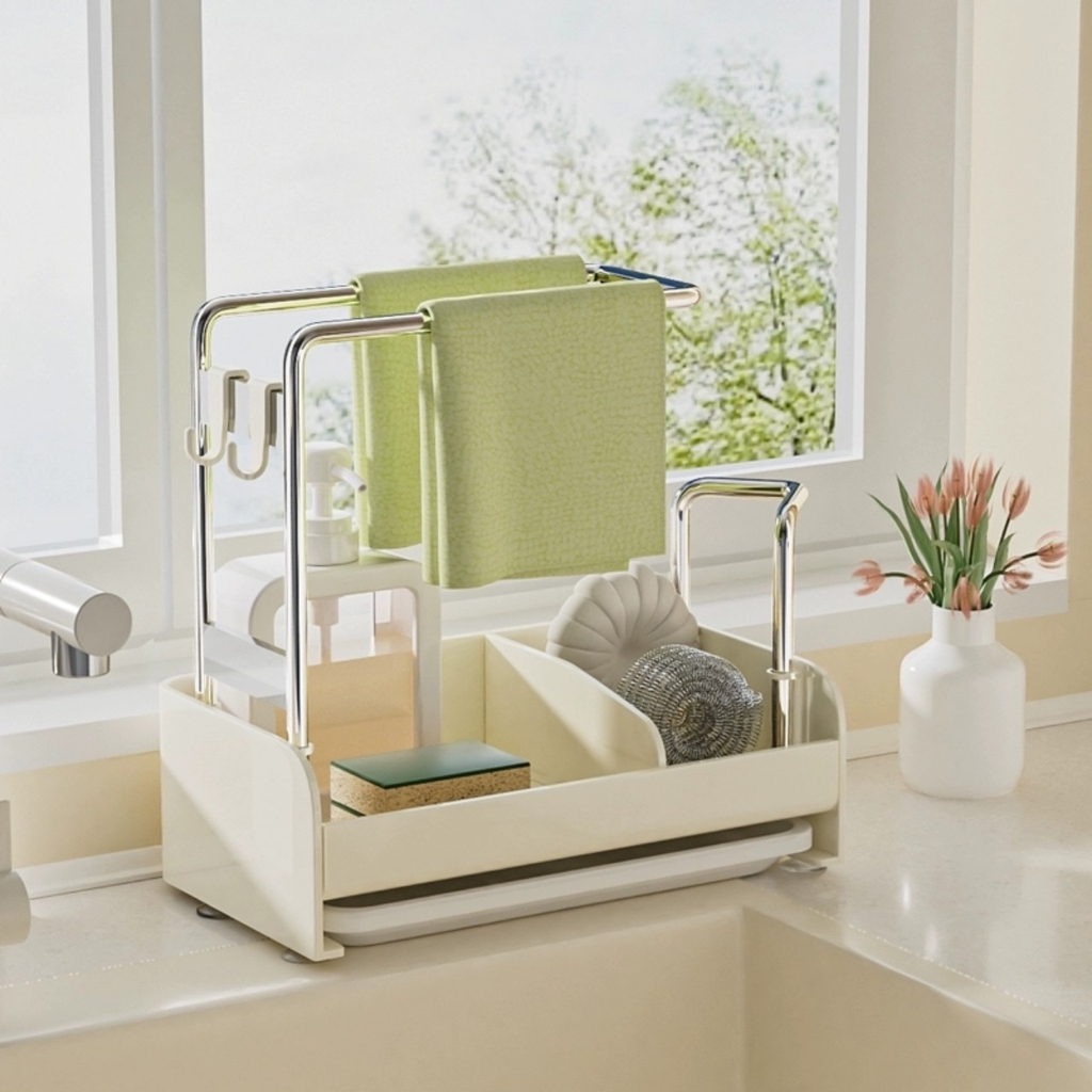 Kệ để đồ rửa bằng thép không rỉ