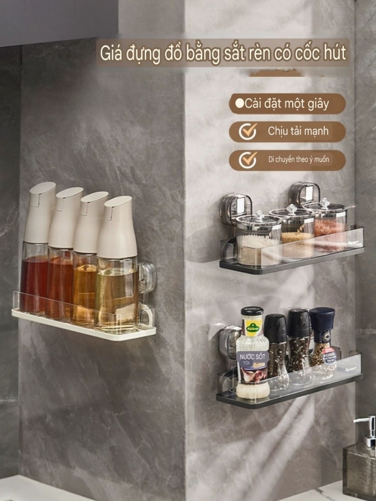 Kệ để lọ gia vị - dầu gội - sửa tắm