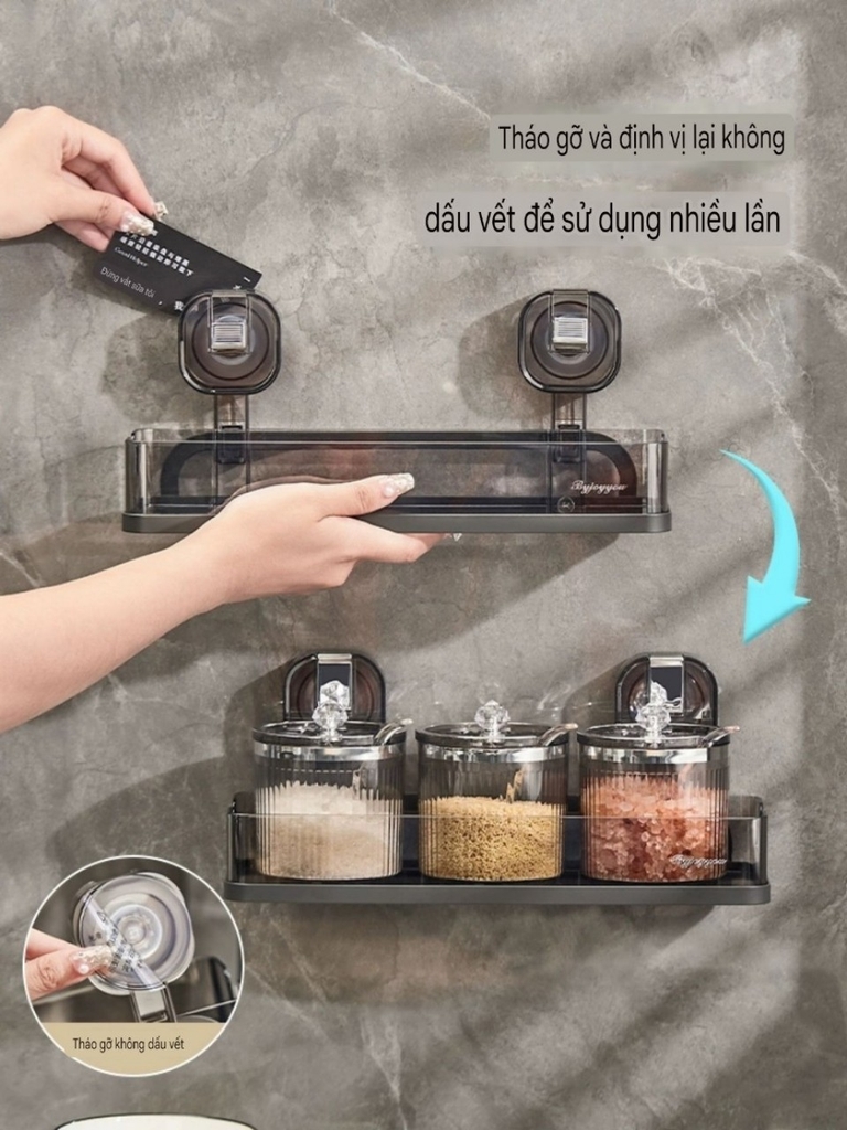 Kệ để lọ gia vị - dầu gội - sửa tắm