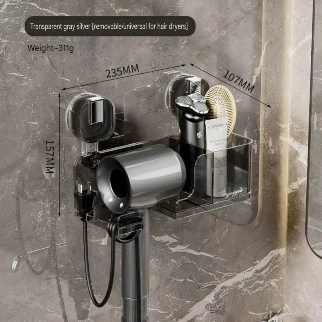 Kệ để mỹ phẩm và máy sấy tóc