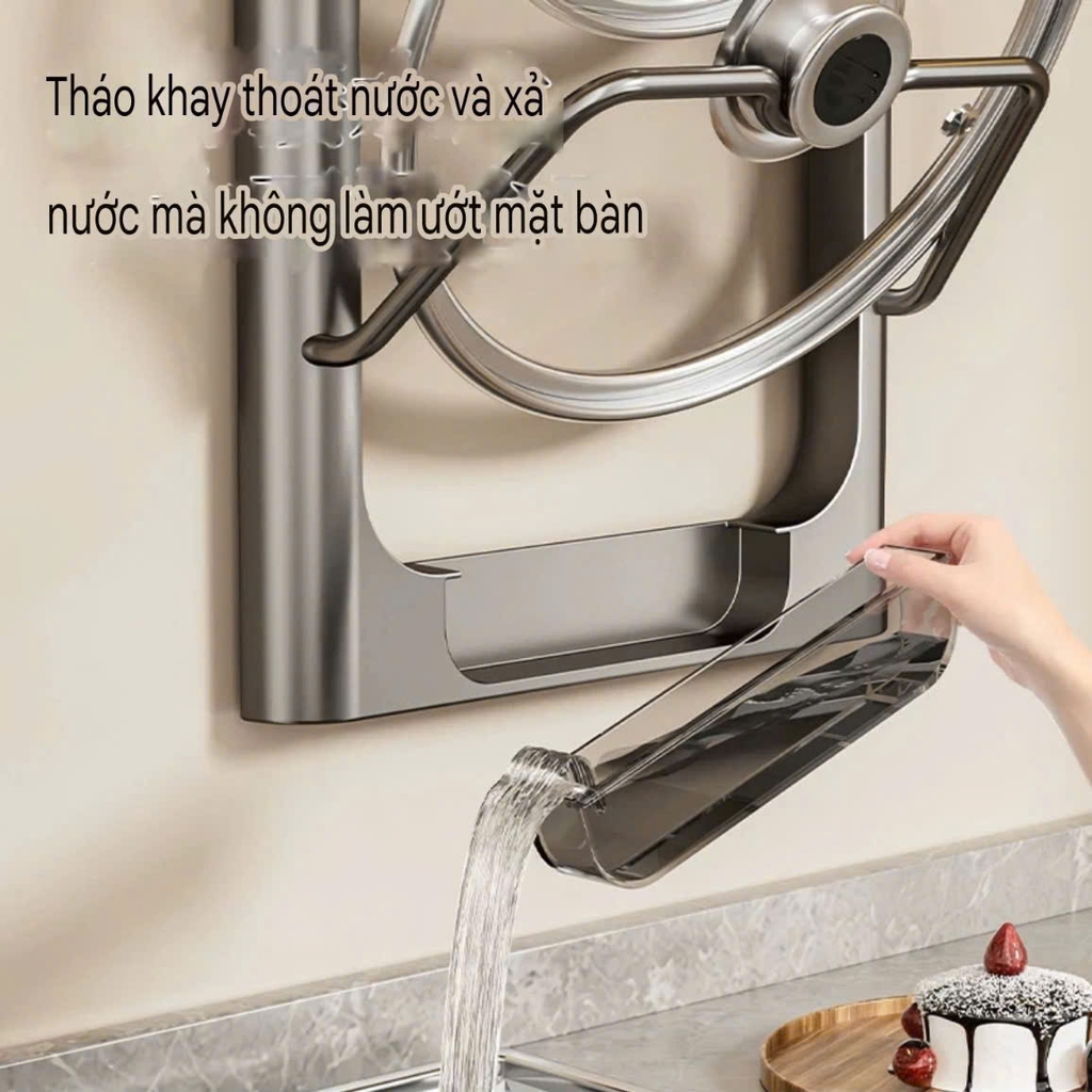 Kệ để nắp nồi 2 tầng hợp kim nhôm