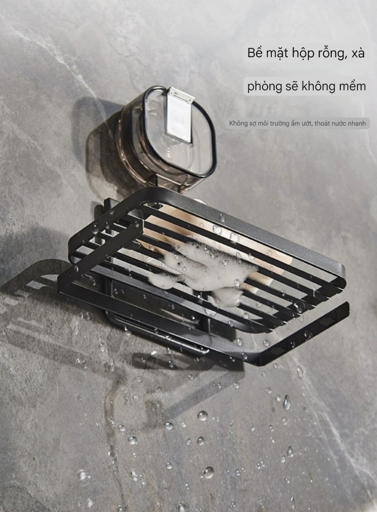 Kệ để xà phòng thép carbon phủ sơn men