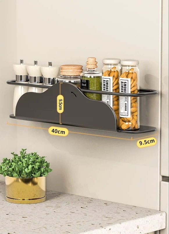 Kệ gắn bên hông tủ lạnh kiểu dán tường
