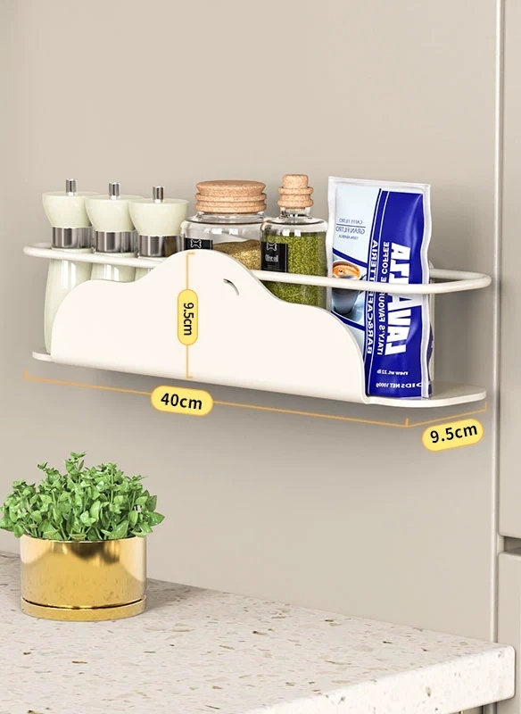 Kệ gắn bên hông tủ lạnh kiểu dán tường