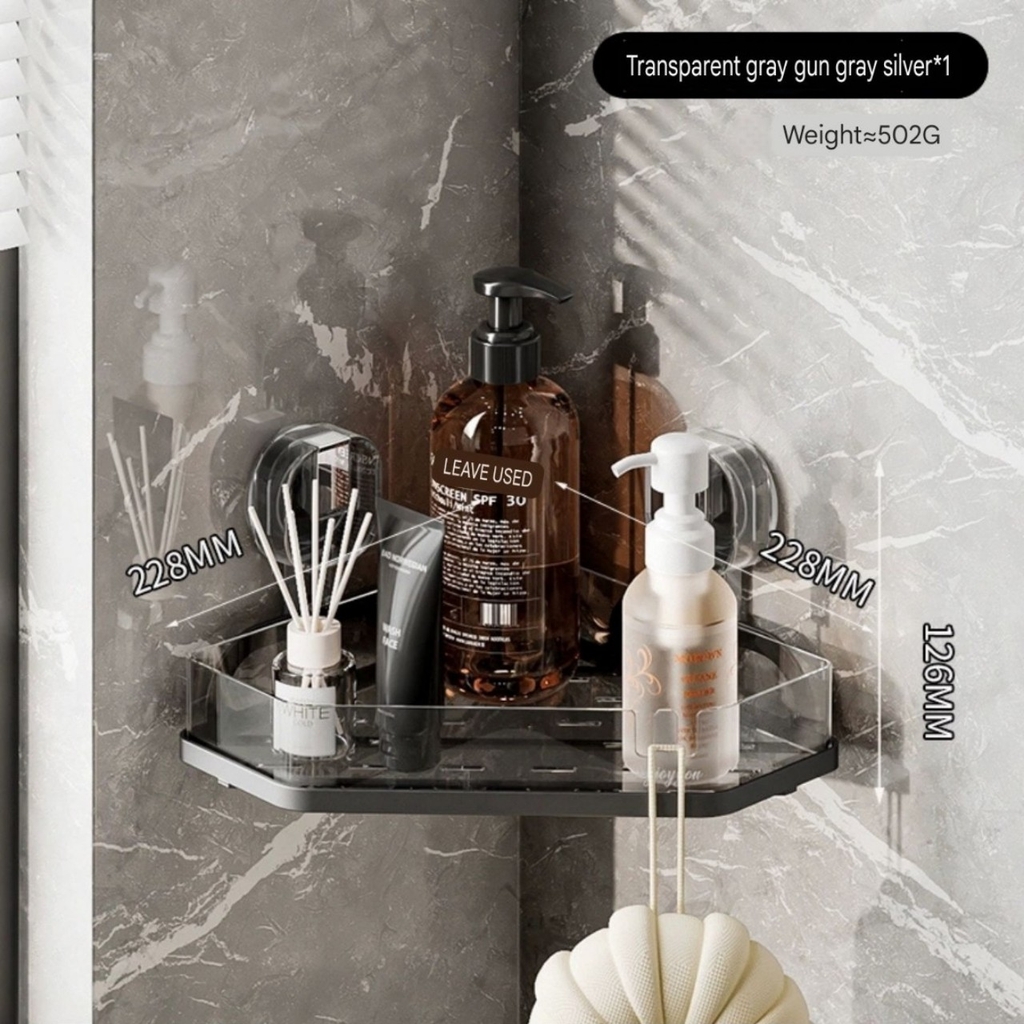 Kệ góc bằng thép carbon và nhựa mica