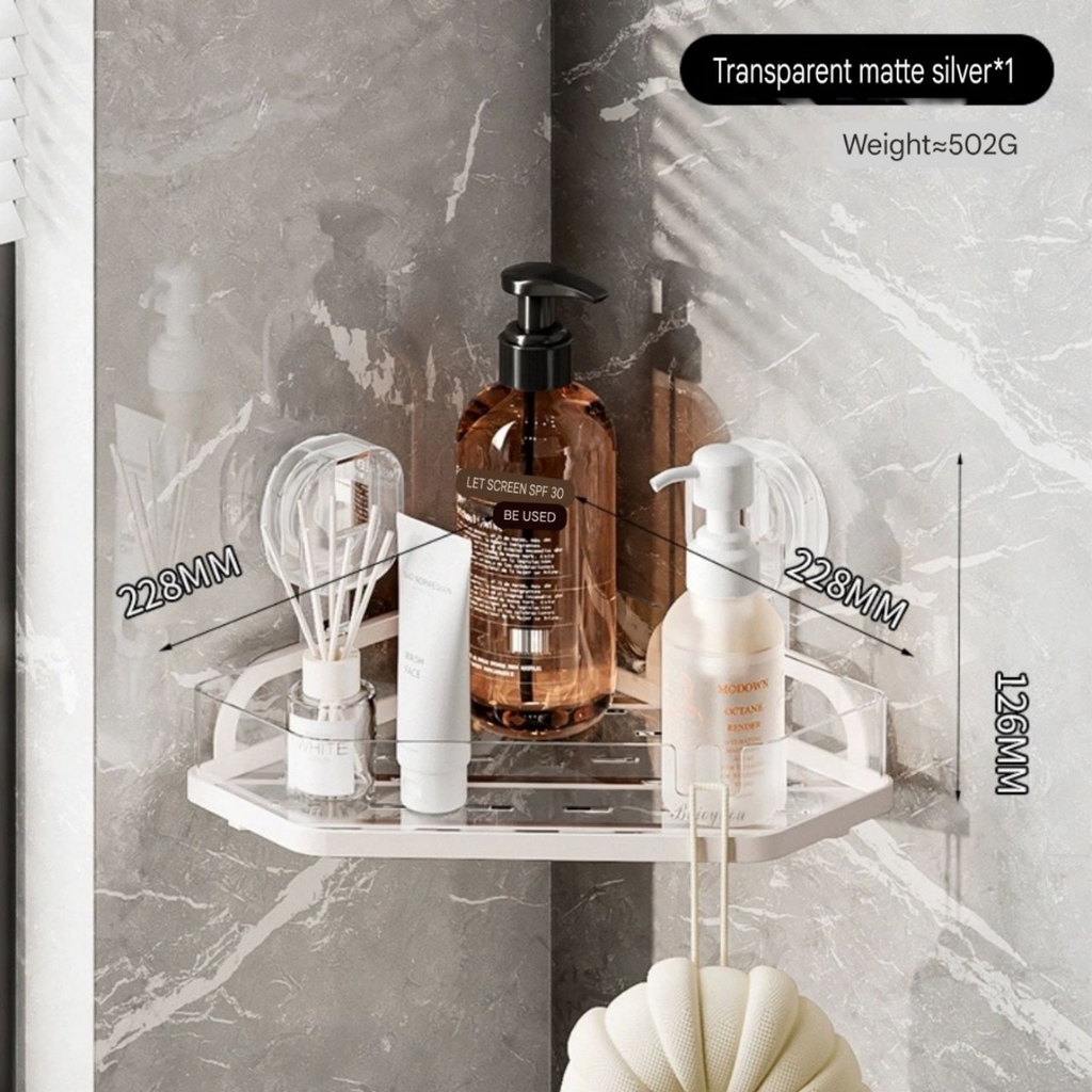 Kệ góc bằng thép carbon và nhựa mica