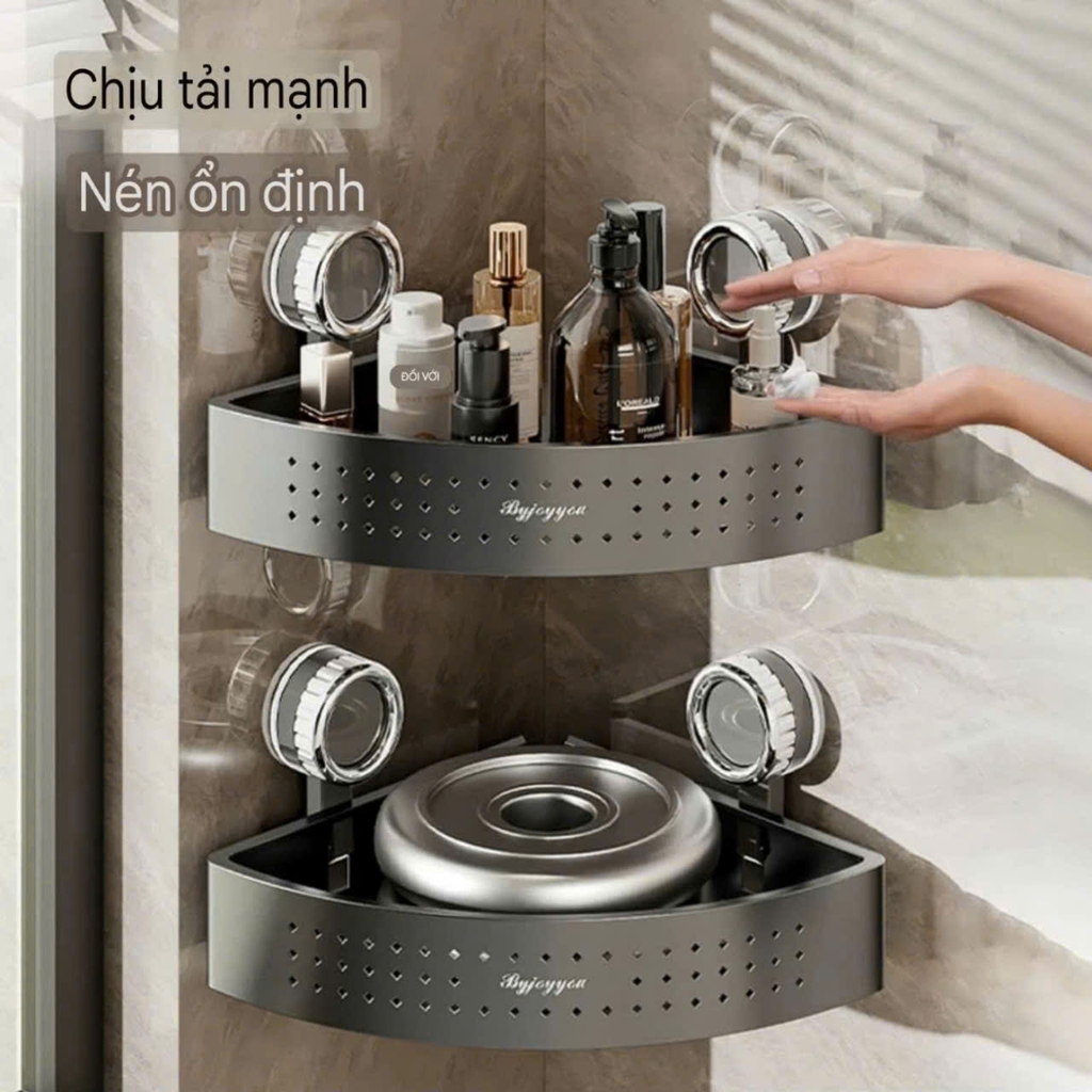 Kệ góc và kệ chữ nhật bằng hợp kim nhôm