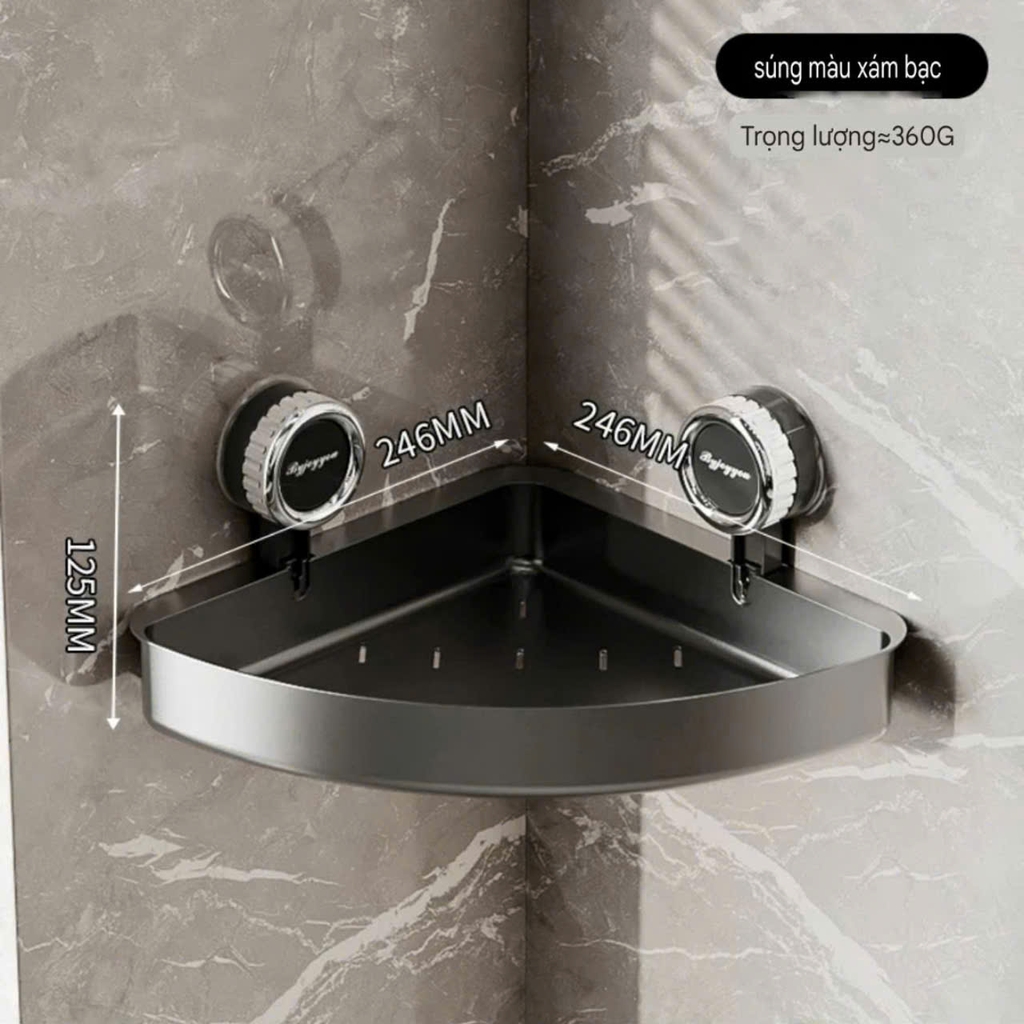 Kệ góc và kệ chữ nhật kiểu hút tường