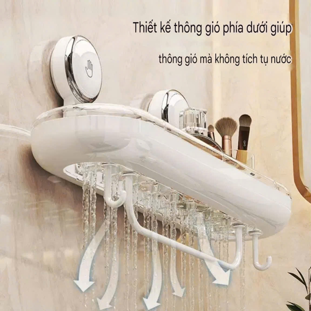 Kệ hình oval và tam giác loại hút tường