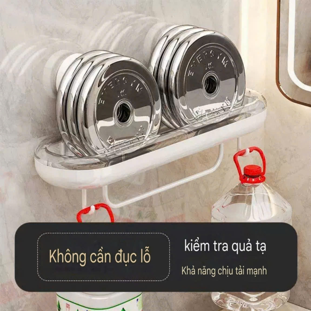 Kệ hình oval và tam giác loại hút tường