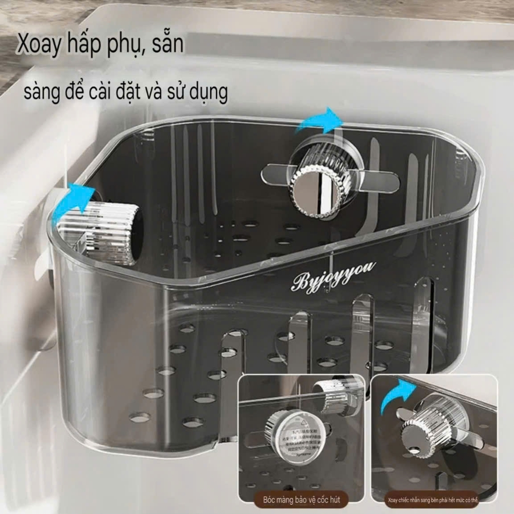 Kệ hình tam giác để đồ rửa và hành tỏi