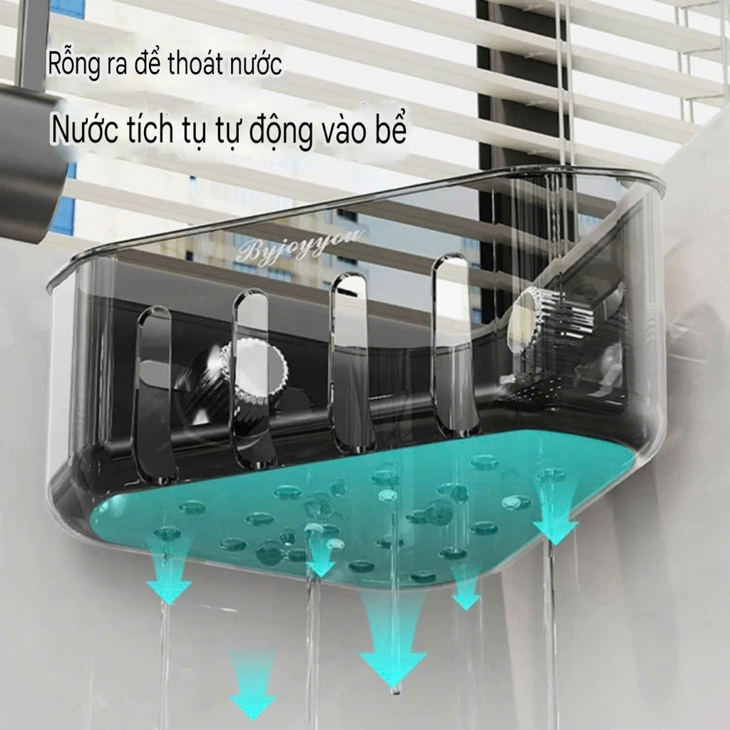 Kệ hình tam giác để đồ rửa và hành tỏi