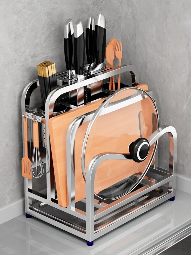 Kệ Inox 304 để dao muỗng đũa