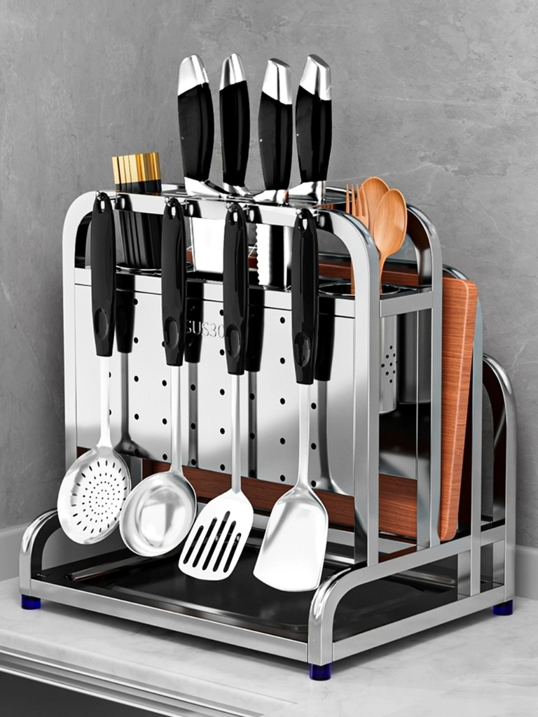 Kệ Inox 304 để dao muỗng đũa