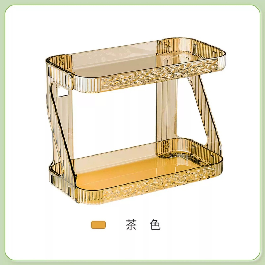 Kệ Mica 2 tầng kiểu dán tường